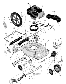 Part Location Diagram of F-040430L Murray Book, Instruction